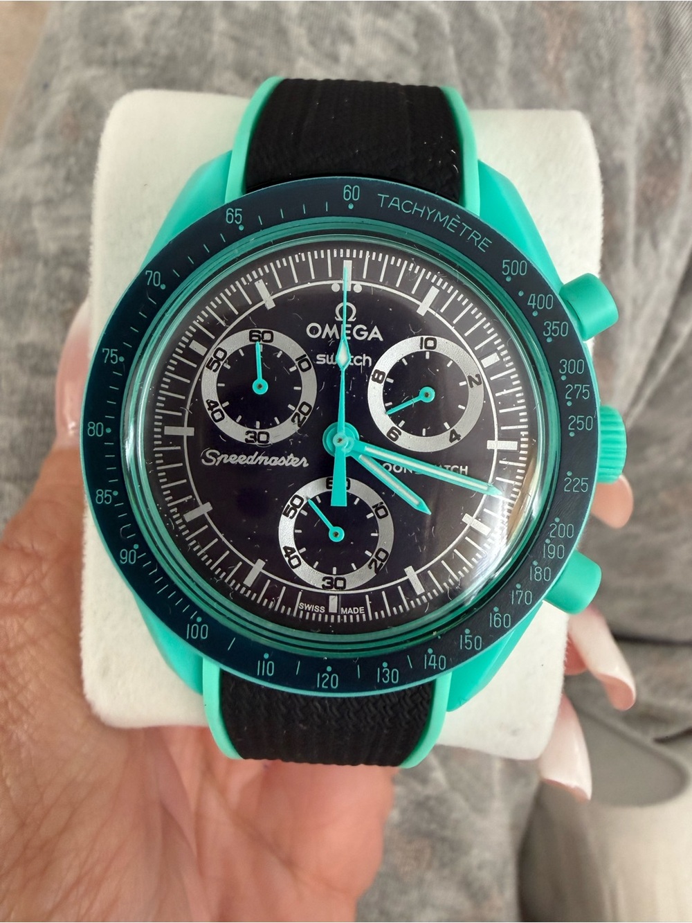 Swatch Turquoise Mission on Earth Watch